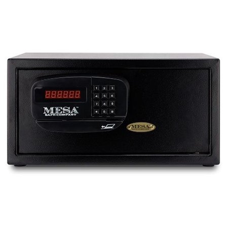 MESA SAFE Mesa Safe MHRC916E-BLK Hotel Safe with Card Swipe; Black MHRC916E-BLK